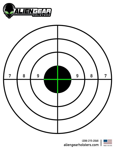 Start with the largest circles, then move to the smaller ones in sequence. . Printable rimfire targets